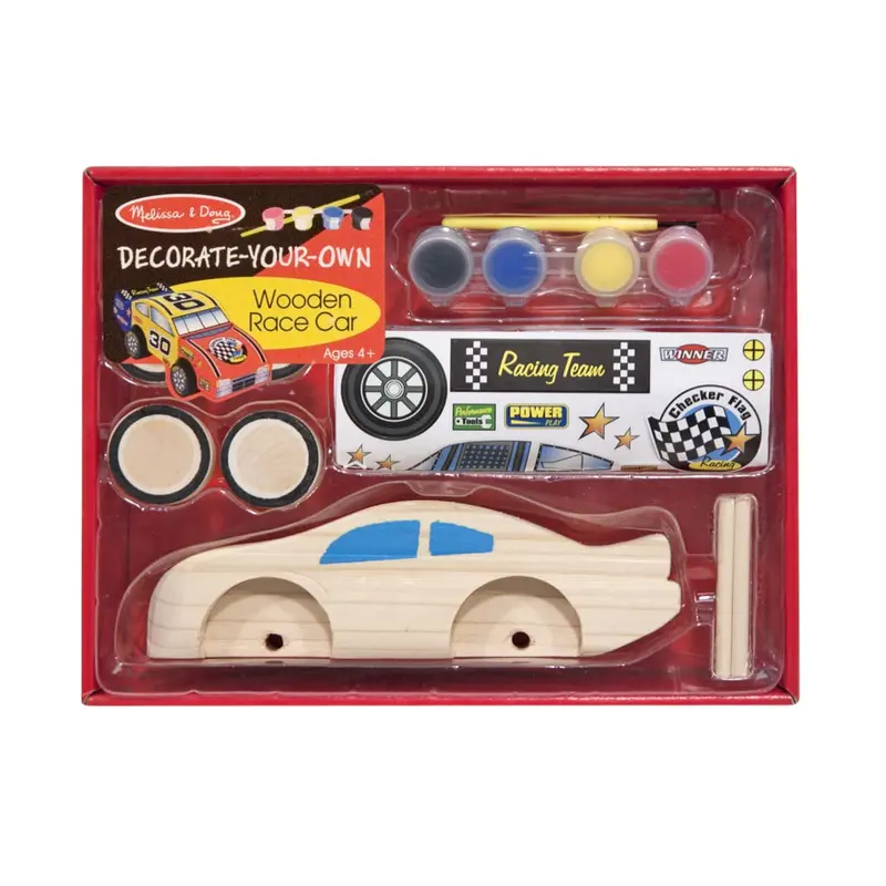 Diy Wooden Race Car Craft Kit – Decorate & Customize 1