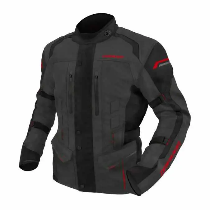 Dririder Compass 4 Jacket – Black & Red Adventure-Touring Outer Layer 1