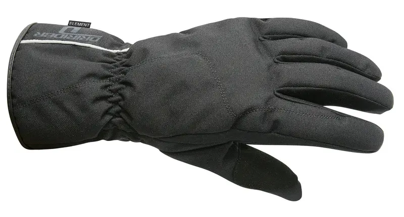 Dririder Element Gloves – Black Touchscreen-Compatible Riding Gloves 1