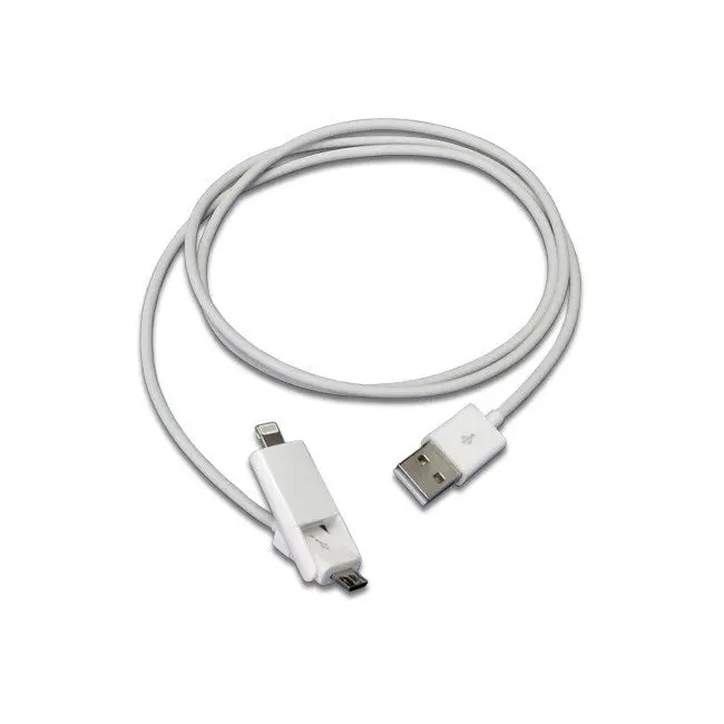 Dual-Connector Charging Cable: Lightning To Micro-Usb Hybrid 1