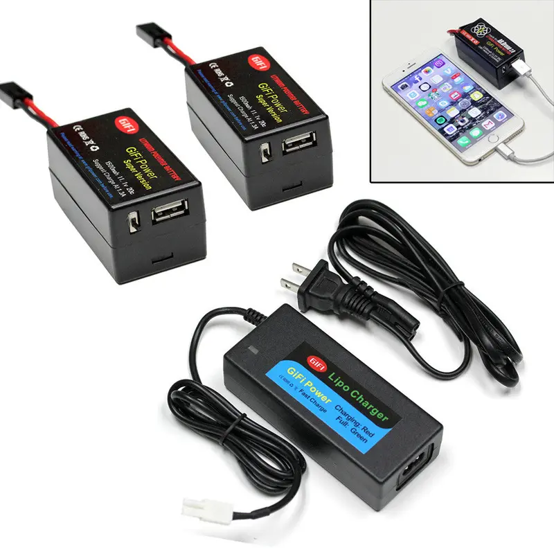 Dual-Function 1500Mah Drone Battery + Portable Power Bank For Smartphones & Tablets 4