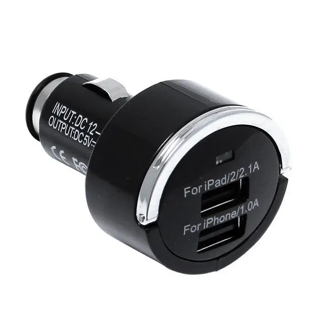 Dual-Port 3.1A Car Charger For Usb-Powered Devices 1