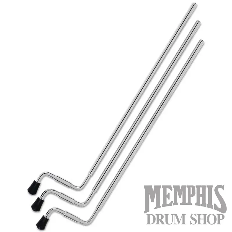 Dw Chrome Floor Tom Legs – 21" Standard Aluminum (3-Pack) 1