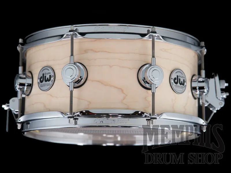 Dw Collector'S Series 13" X 6" Maple Snare Drum – Natural Satin Oil Finish 1