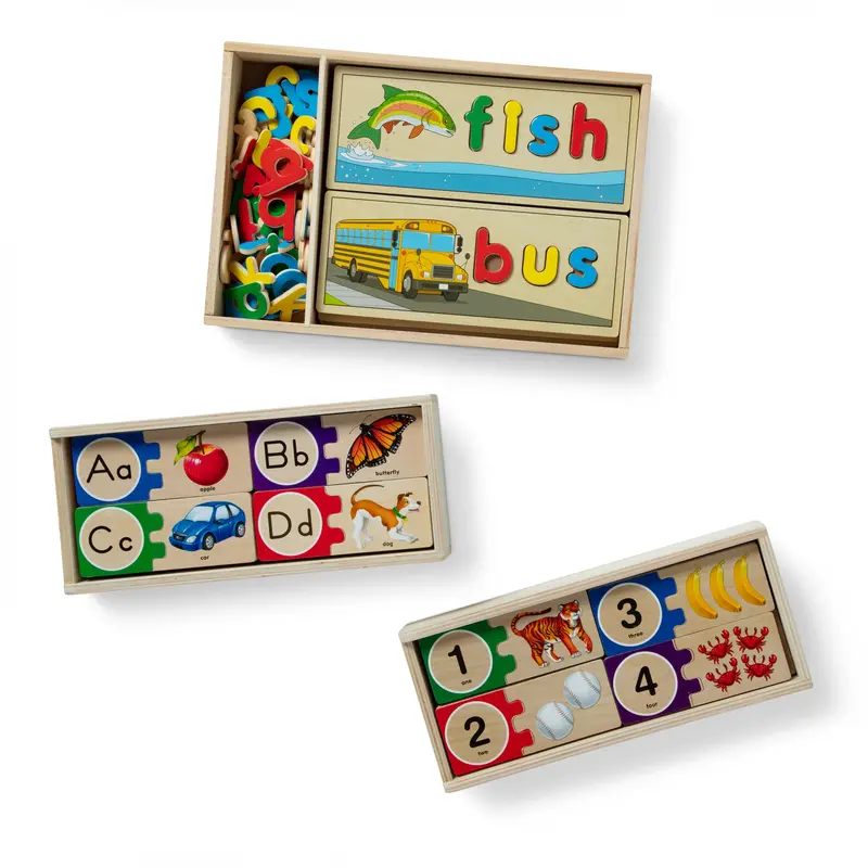 Early Learning Puzzle Bundle – Developmental Jigsaw Sets For Preschoolers 1