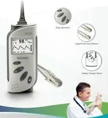Edan H100B Portable Fingertip Pulse Oximeter With Oled Display 1
