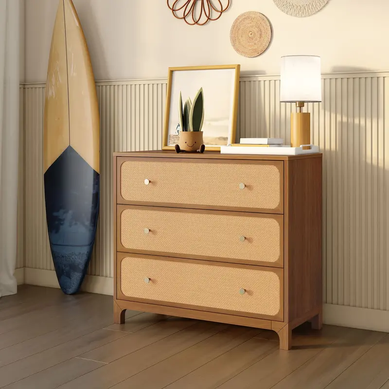 Ellis 3-Drawer Nightstand With Smooth-Glide Drawers 2