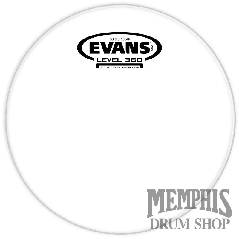 Evans Corps Clear Marching Tenor Drumhead – 8" 1