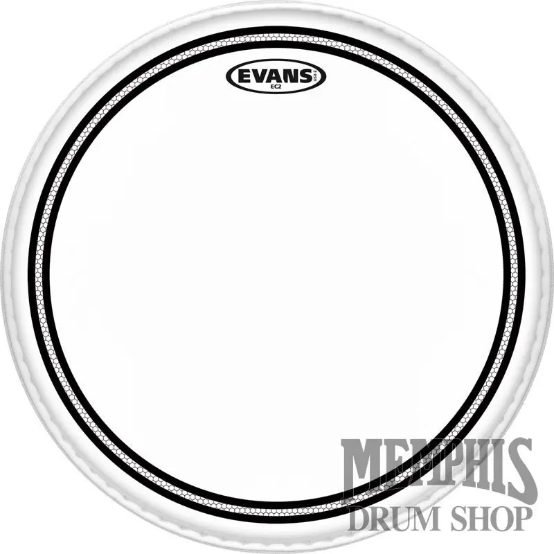 Evans Ec2 Sst Clear 8-Inch Drumhead – Single-Ply With Sound Shaping Technology 1