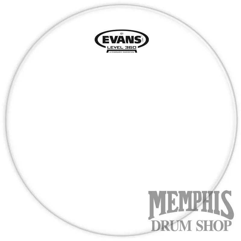 Evans G1 Clear Drumhead – 8-Inch Snare Head 1