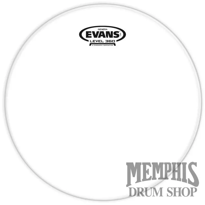 Evans Genera Resonant Drumhead – Clear, 12-Inch 1