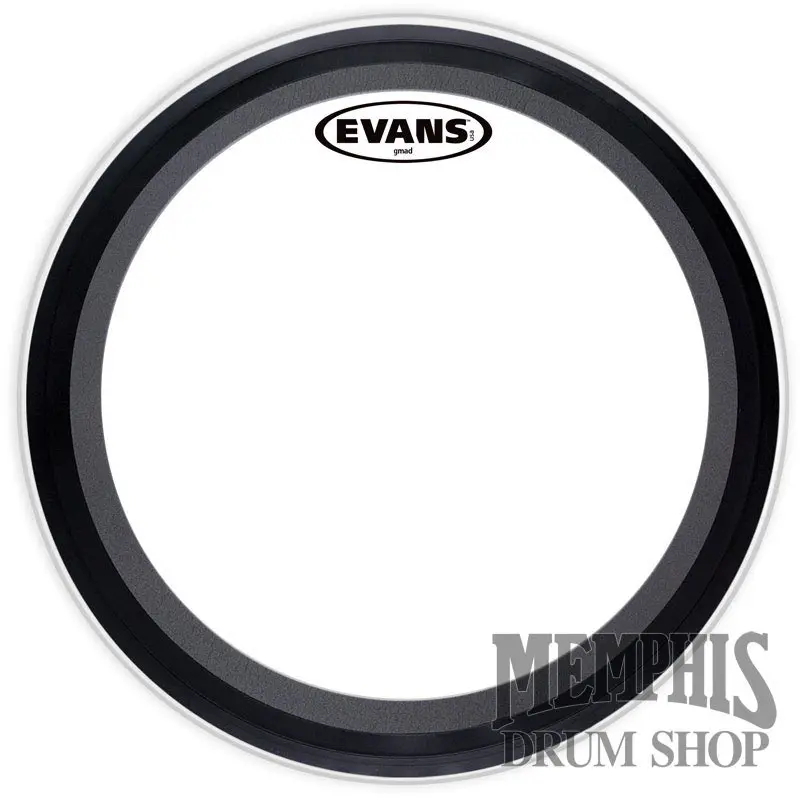Evans Gmad Batter Drumhead – Clear, 18-Inch 1