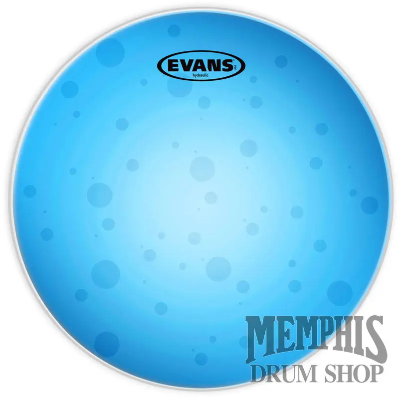 Evans Hydraulic Blue 22-Inch Bass Drumhead – Ultra-Dampened, Thuddy Fundamental Tone 1