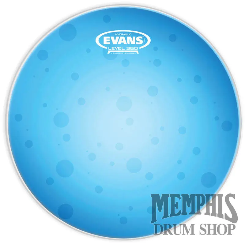 Evans Hydraulic Blue 6-Inch Drumhead – Dampened Tone For Compact Drums 1