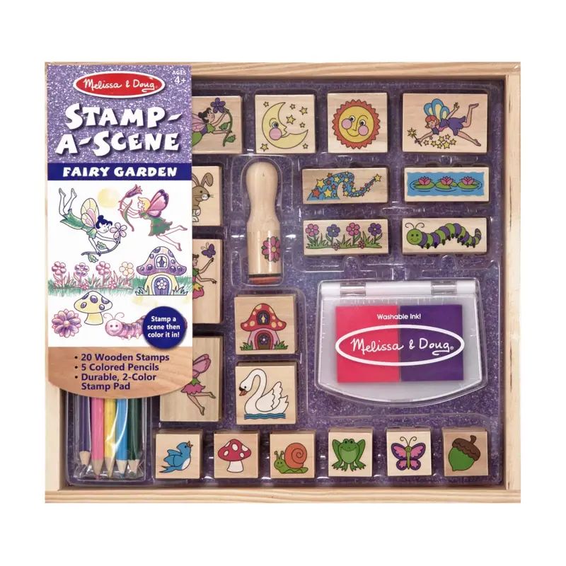 Fairy Garden Themed Stamp-A-Scene Craft Kit 1