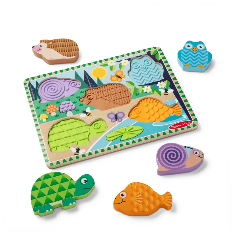 Forest Friends Touch-And-Feel Animal Puzzle 1