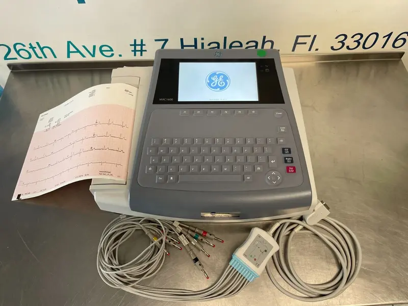 Ge Mac 1600 Resting 12-Lead Ecg System 1