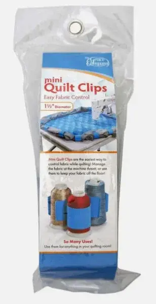 Grace Mini Quilt Clips – 1.5-Inch Size For Fabric Layer Management 1