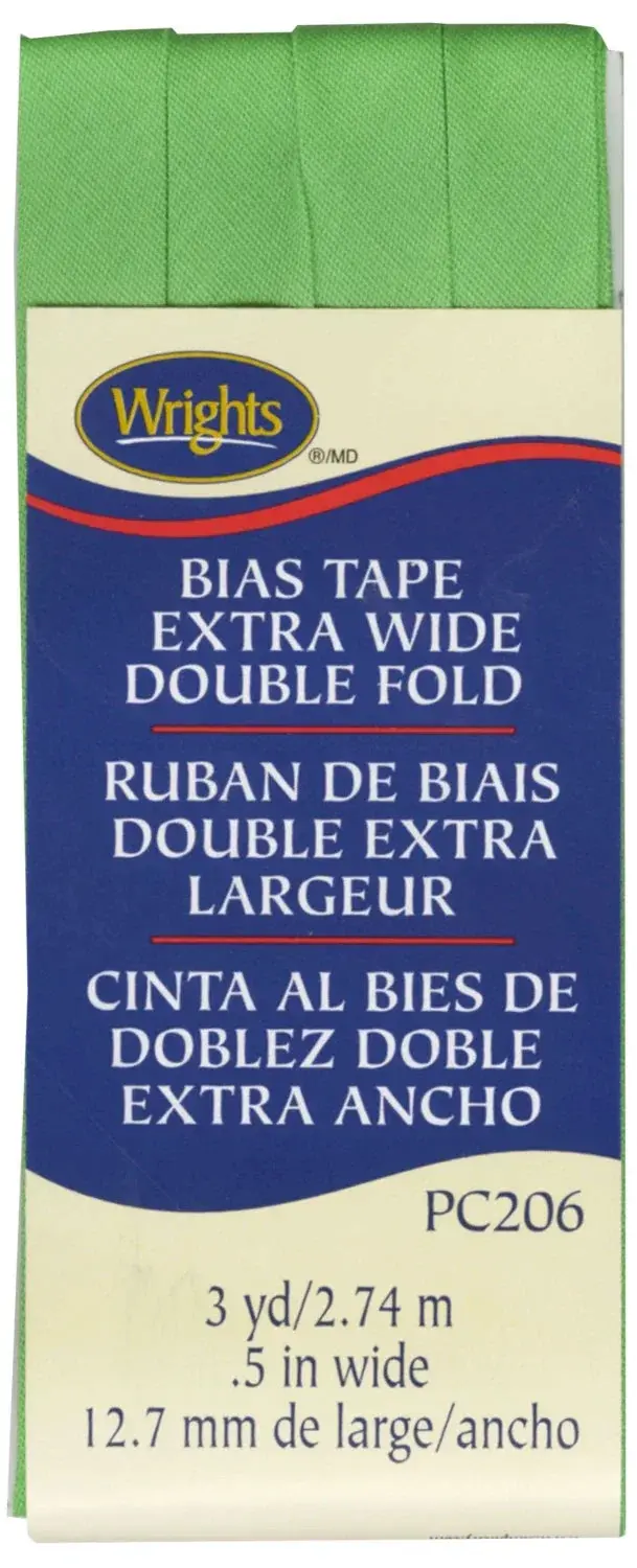 Green Glow 1/2-Inch Double-Fold Bias Binding 1