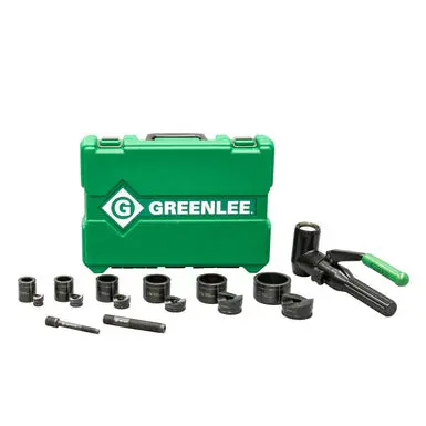 Greenlee 7906Sb Quick Draw 90° 8-Ton Hydraulic Knockout Kit With Slugbuster 1
