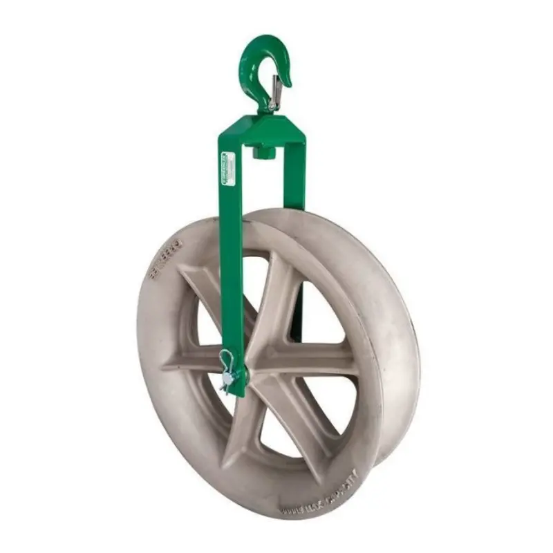 Greenlee 8024 24-Inch Hook Sheave – Heavy-Duty Cable Handling For Vertical Or Horizontal Runs 1