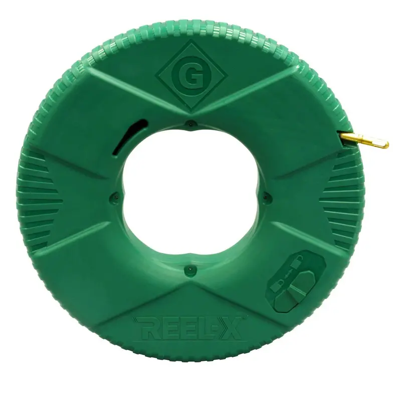 Greenlee Ftxf-100 100-Foot Non-Conductive Fiberglass Fish Tape Reel 1