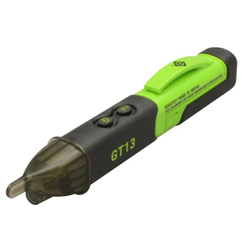 Greenlee Gt13 Compact Non-Contact Voltage Tester With Led & Audible Alerts 1