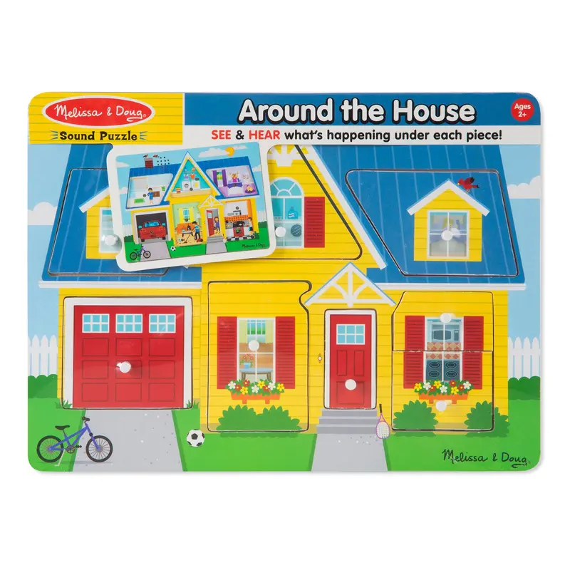 Home Life Sound Puzzle – 8-Piece Educational Matching Game 1