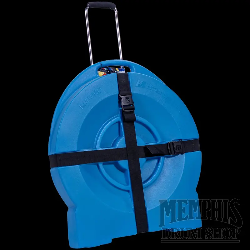 Humes & Berg Enduro 24-Inch Tilt-N-Pull Cymbal Case – Teal 1