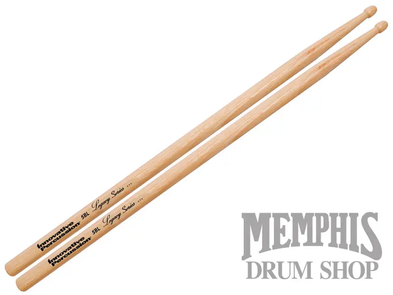 Innovative Percussion Legacy Series 5B Long-Handle Hickory Drumsticks (Ip-L5Bl) 1