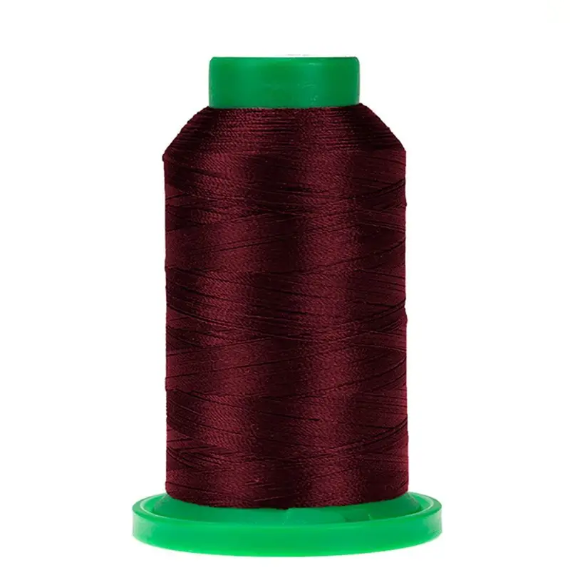 Isacord 1000M Bordeaux Embroidery Thread #2123 1