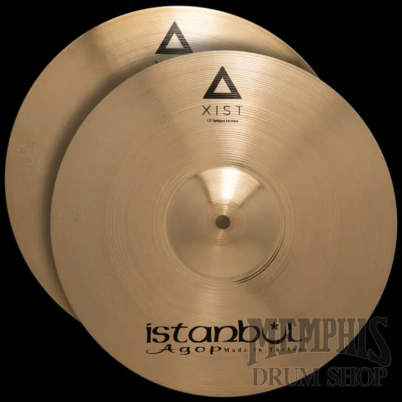 Istanbul Agop 13-Inch Xist Brilliant Hi-Hat Pair 1