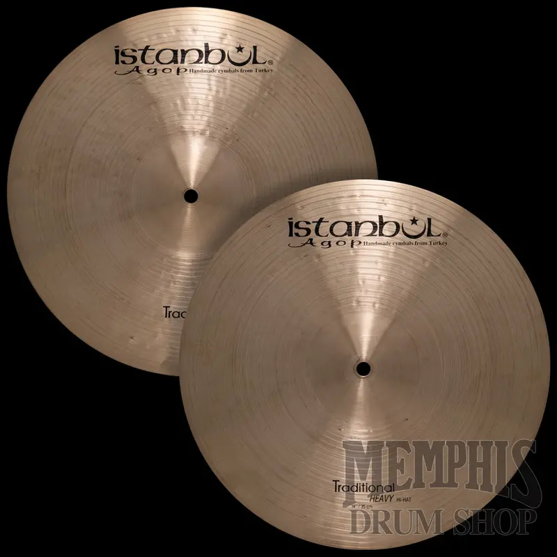 Istanbul Agop 14" Traditional Heavy Hi-Hats – Bold, Cutting Clarity 1