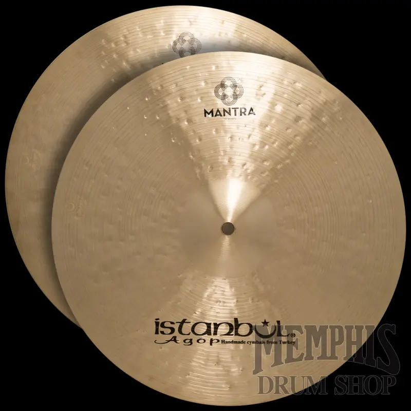 Istanbul Agop 15-Inch Mantra Hi-Hats – Handcrafted Turkish Cymbals For Expressive Stick Control 1