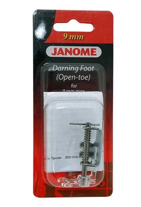 Janome 9Mm Darning Foot With Open-Toe Design (Ot) 1