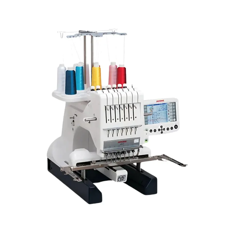 Janome Mb-7 Seven-Needle Multi-Color Embroidery Machine 1