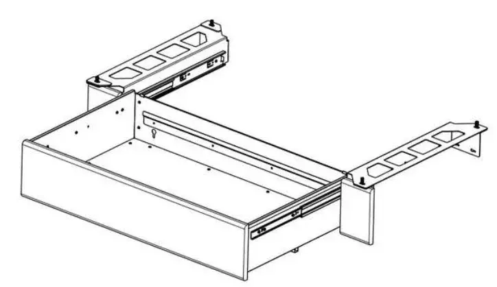 Janome Under-Frame 4-Foot Drawer Storage Set 1