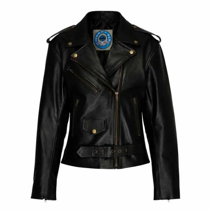 Johnny Reb Women'S Savannah Leather Jacket – Classic Fit Outerwear 1