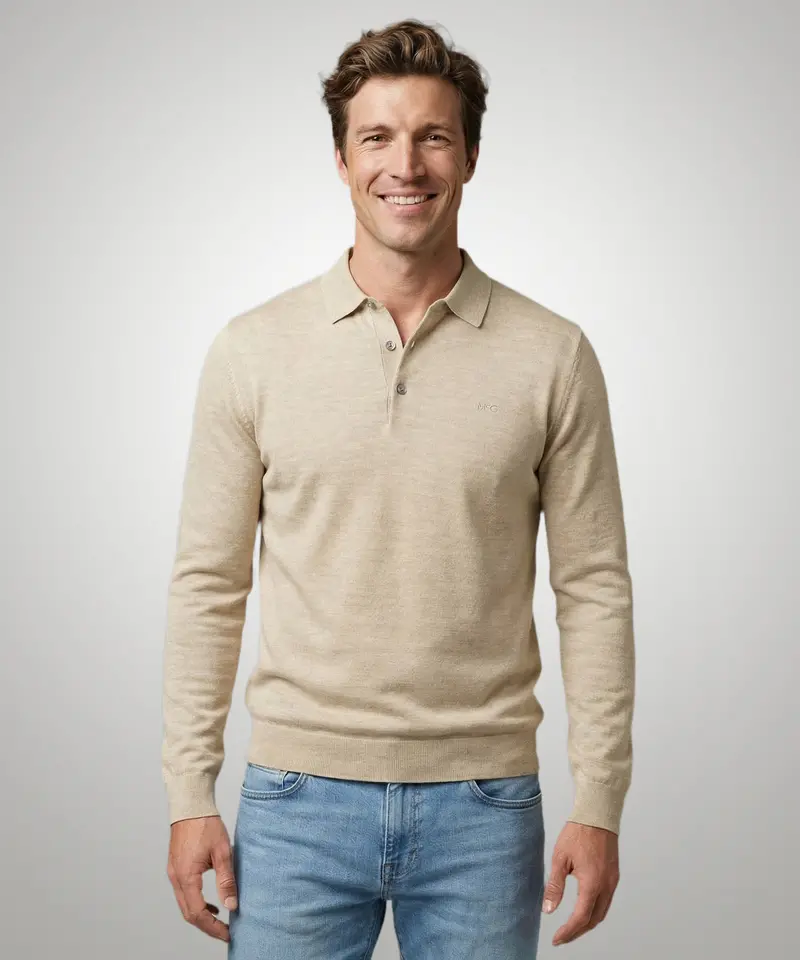Kit Merino Wool Polo 1