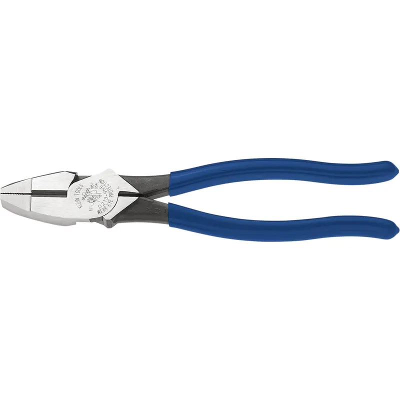 Klein Tools D213-9Ne Lineman’S Pliers — 9-Inch New England Nose For Gripping And Cutting 1