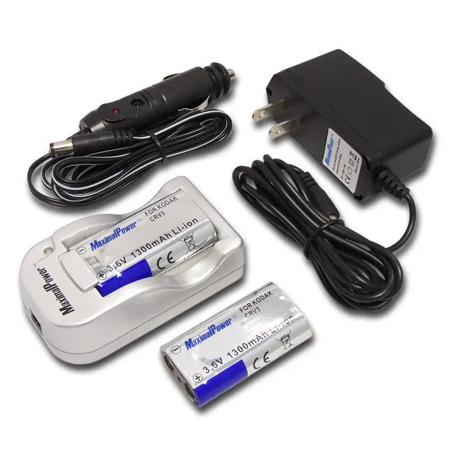 Kodak Crv-3 Dual-Battery Pack With Dedicated Charger 1