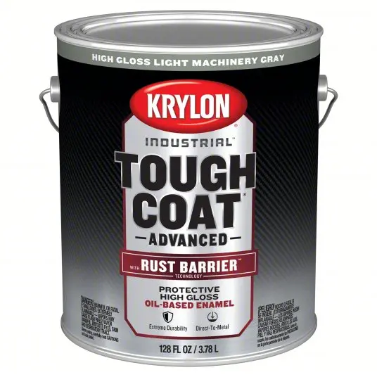 Krylon Tough Coat Advanced Spray Paint With Rust Barrier – Light Machinery Gray 1