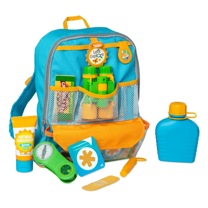Let’S Explore Hiking Backpack Play Set – Outdoor Exploration Role-Play Kit 1