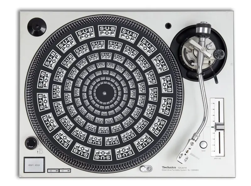 Logo Kaleidoscope Slipmat For Turntables 1