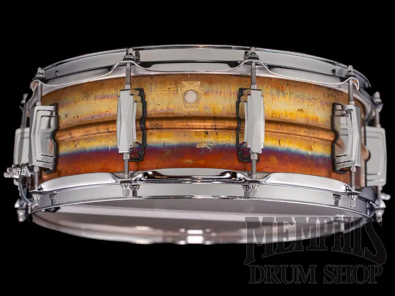 Ludwig 14X5 Raw Bronze Phonic Snare Drum – Uncoated Warmth & Organic Response 1