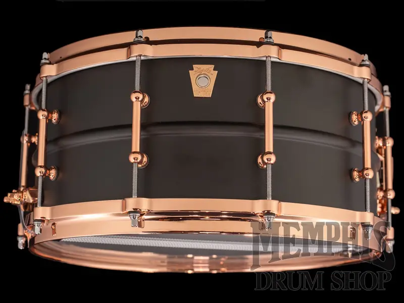 Ludwig 14X6.5 Black Beauty Hot Rod Snare Drum – Classic Metal Shell Tone 1