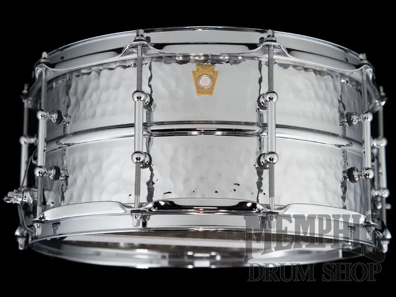 Ludwig 14X6.5" Supraphonic Hammered Snare Drum – Classic Tube Lug Design 1