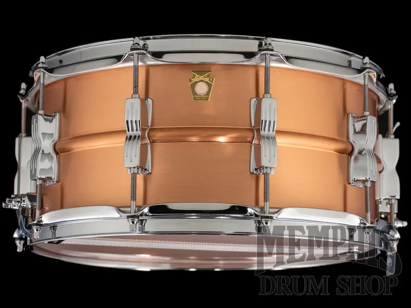 Ludwig Acro Copper Snare Drum – 14" X 6.5", P86C Throw-Off System 1
