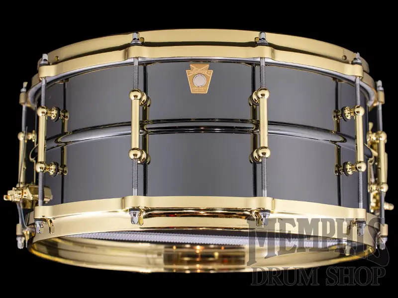 Ludwig Black Beauty 14" X 6.5" Snare Drum – Brass Hardware & Tube Lugs 1
