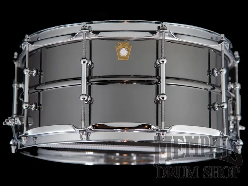 Ludwig Black Beauty 14" X 6.5" Snare Drum – Classic Tube Lug Design 1